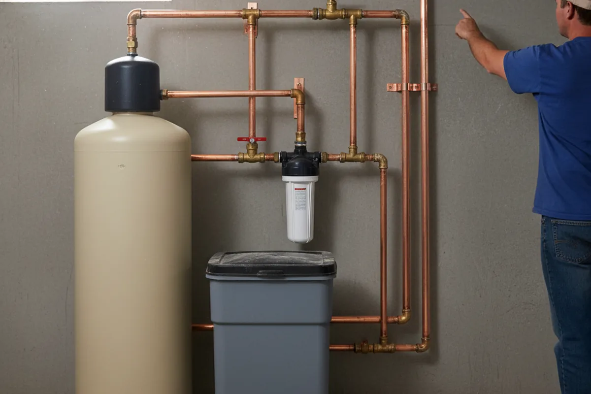 Whole-house water treatment system installed in Scalf